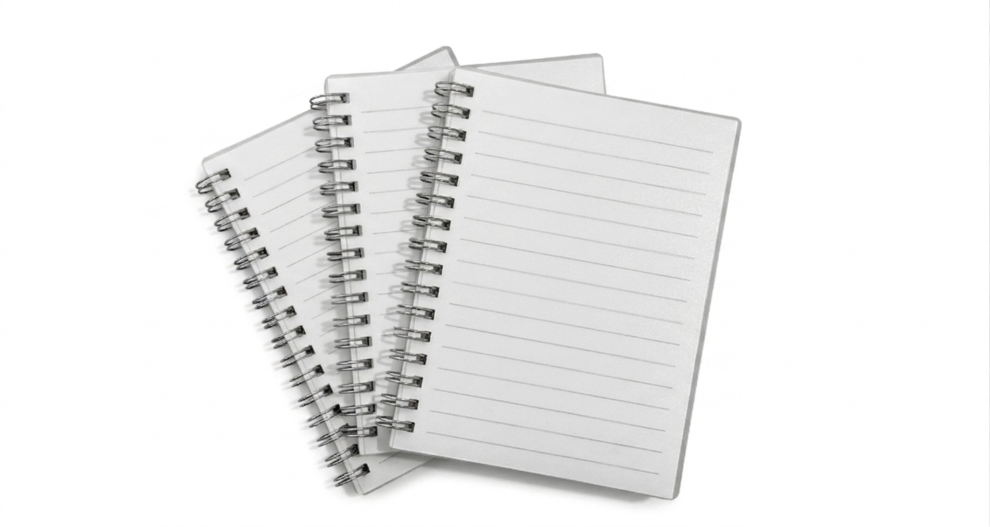 Lote de 5 libretas A6 raya