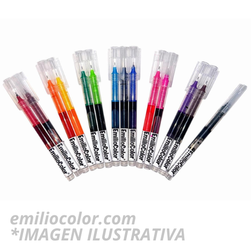 Paquete de Estilógrafos de Colores